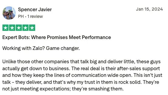 Client testimonial 5