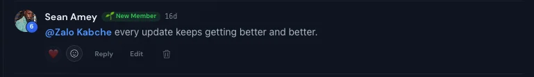 Sean Amey: every update keeps getting better and better.